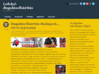 Lefolyó duguláselhárítás