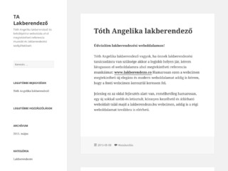 Lakberendező Tóth Angelika